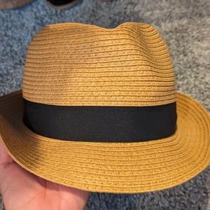 Ruggine Straw Fedora NWT